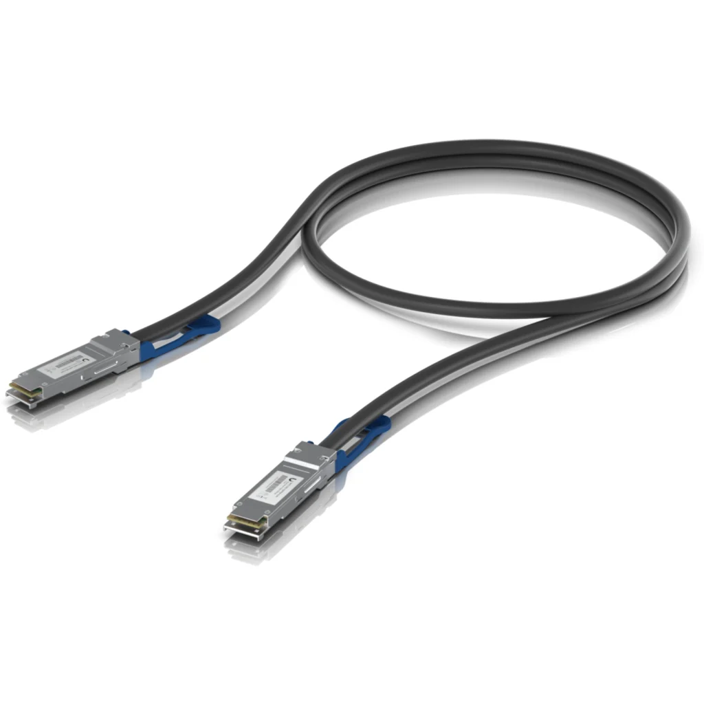 Imagen 2 de UI 50cm QSFP28-100G Cable Directo DAC Cobre 30AWG UACC-DAC-QSFP28-0.5