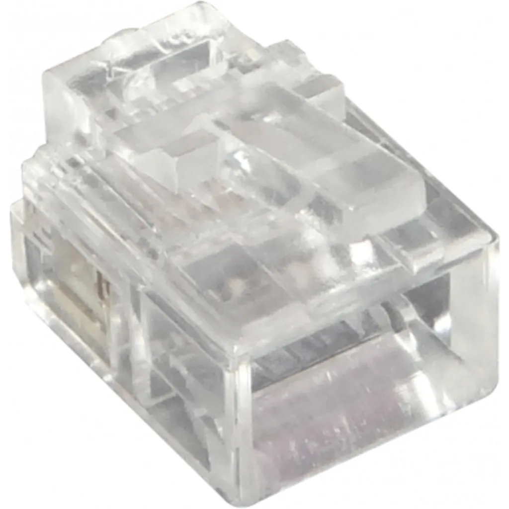 Imagen 1 de GENERIC RJ12 MACHO CONECT CRIMPEABLE 10 UNIDADES