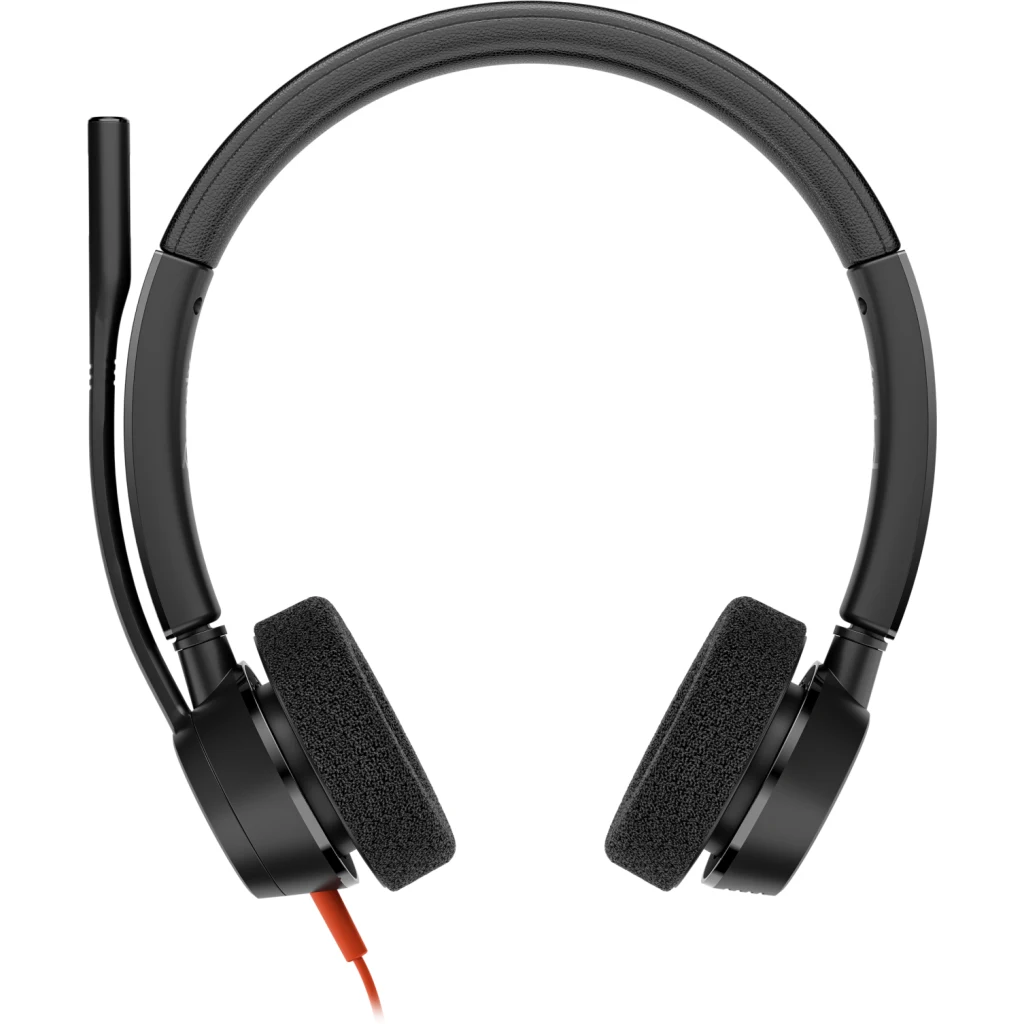 Audífonos Alámbricos Poly Blackwire 3320, Microsoft Teams Certf. USB-C/A adapt.