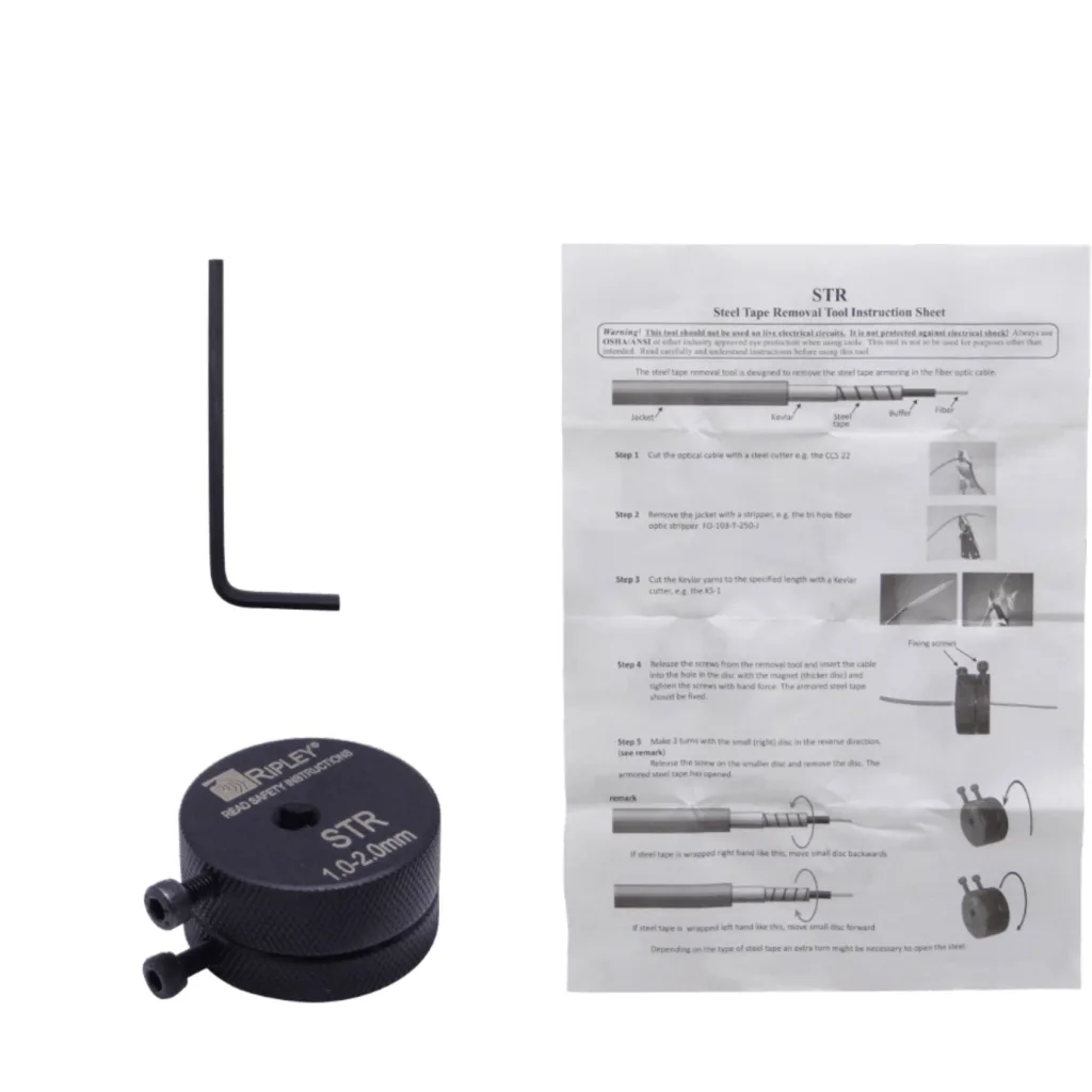 RIPLEY 1,0-2,0mm Removedor de Cinta de Acero iman Neodimio 38,1mm-diam
