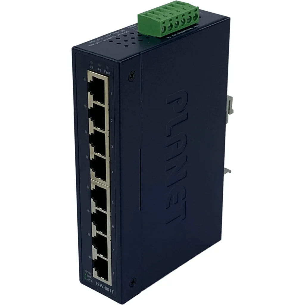 Imagen 4 de Switch Industrial Planet ISW-801T, 8 Puertos 10/100Mbps Riel-DIN no-Admin