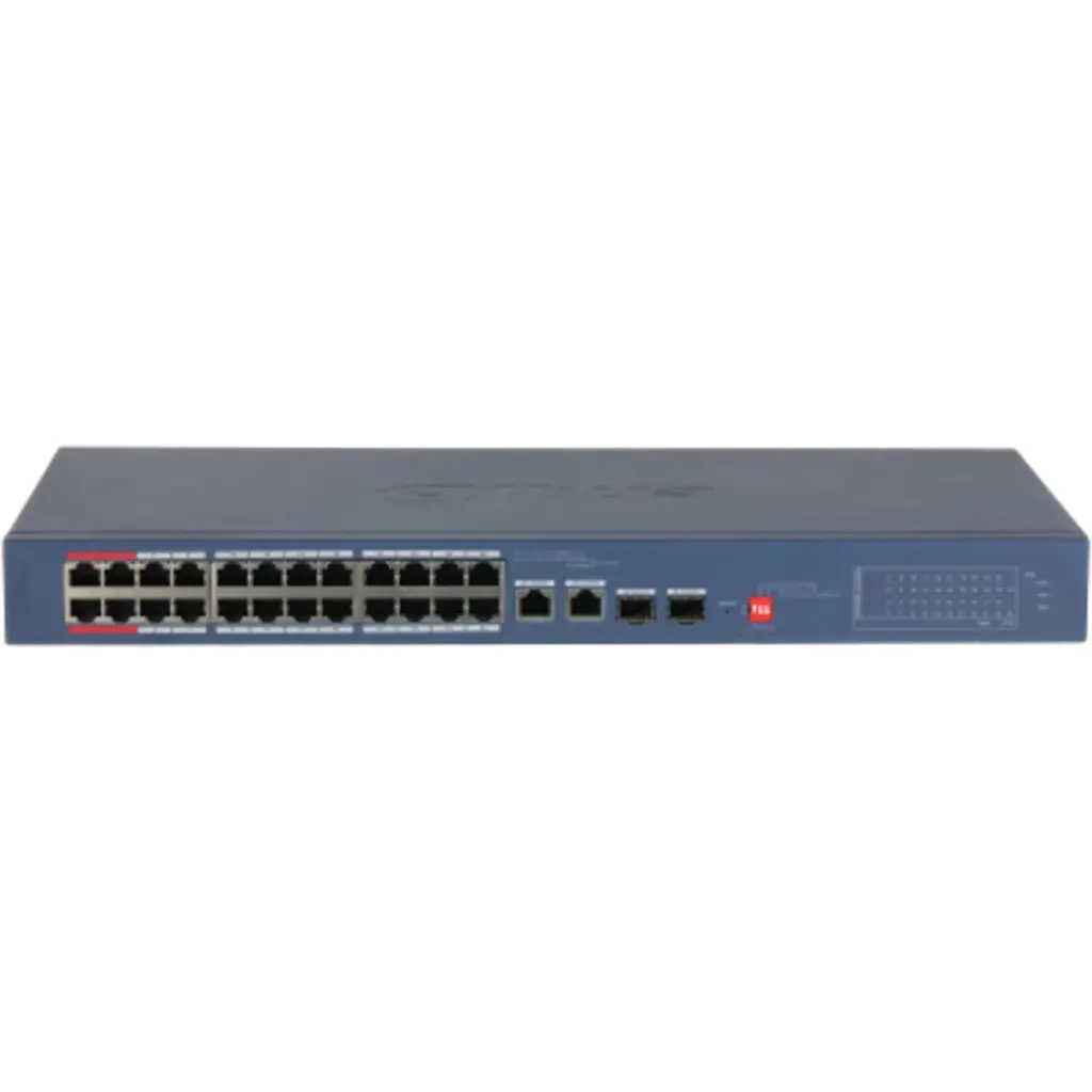 DH-CS4226-24ET-375-V2. 26-Port Cloud Managed Desktop Switch with 24-Port PoE