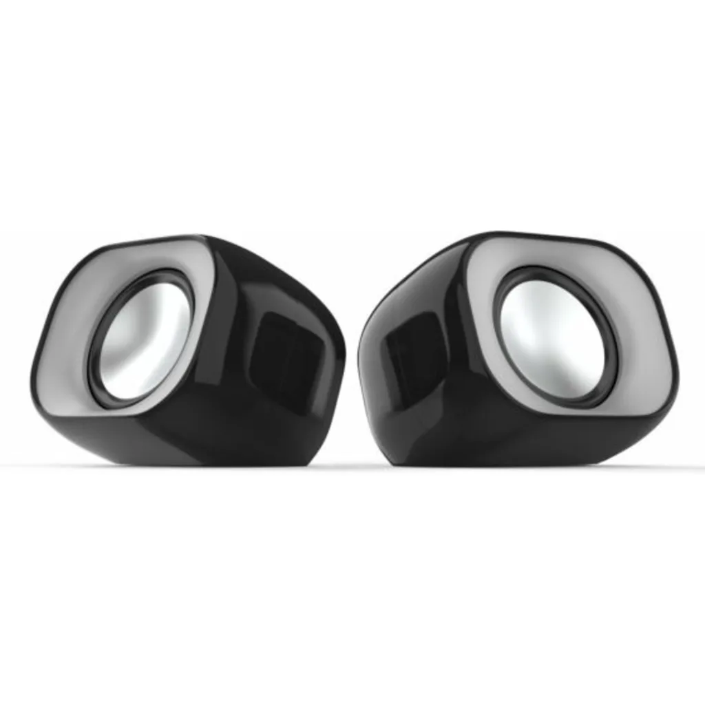Parlantes 2.0 HP DHS-2111, 6W Jack 3.5mm Color negro