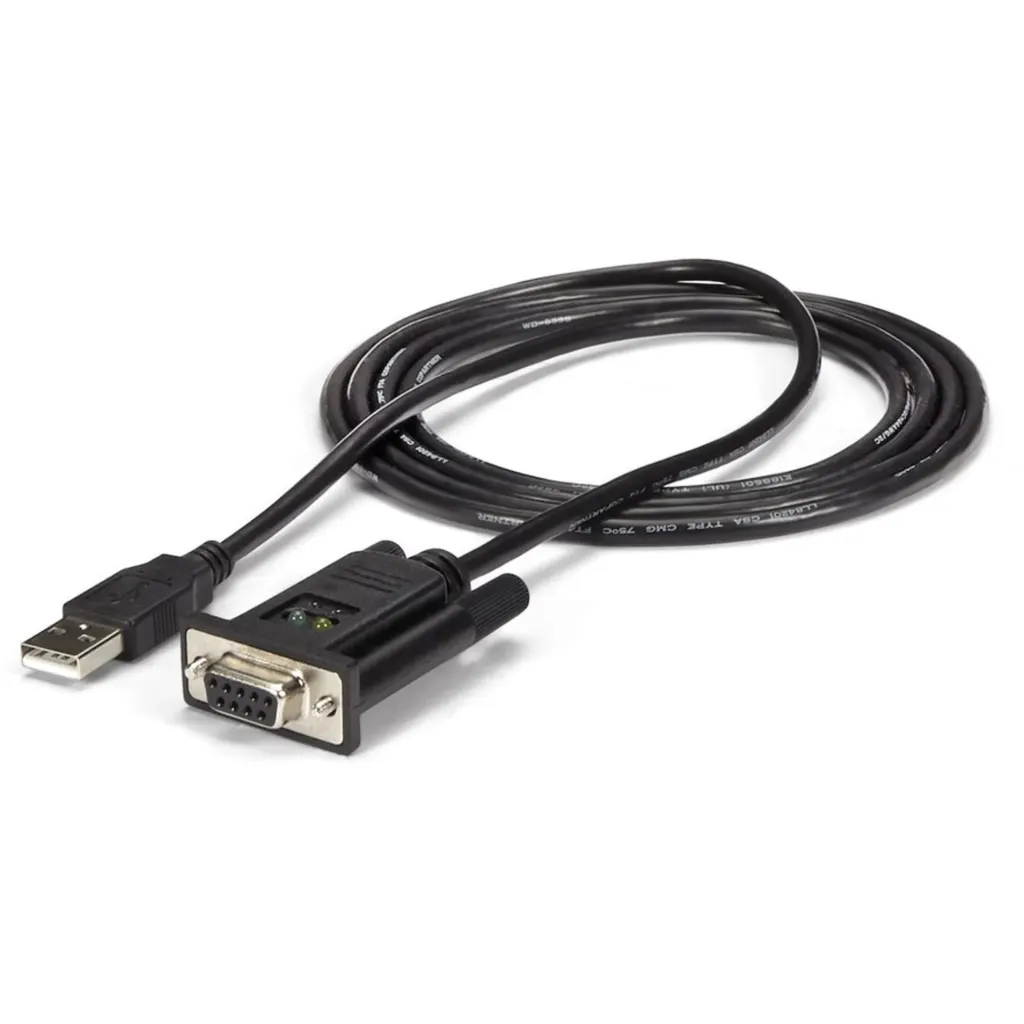 Adaptador USB 2.0 Tipo-A a Serial DB9 RS232 Hemb DCE Null c/FTDI 1.7m - StarTech