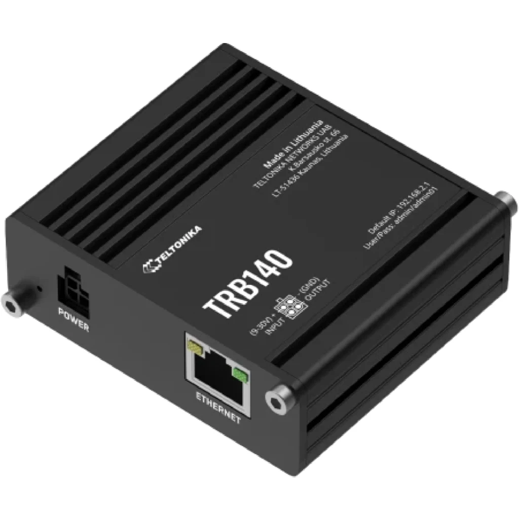 Imagen 1 de Teltonika TRB140 Gateway Celular Industrial Teltonika  2G/3G/4G Cat4 DI/DO