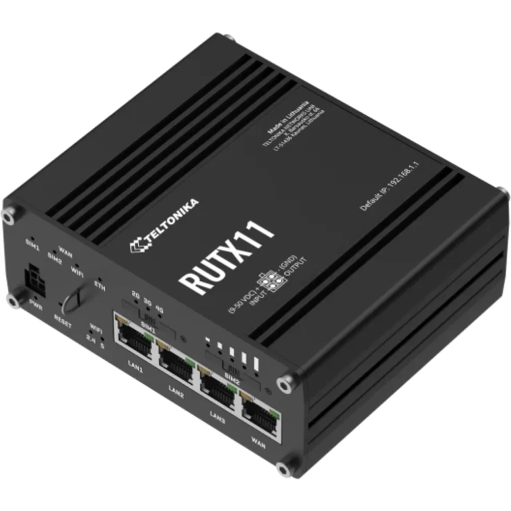 Imagen 3 de Router celular industrial Teltonika RUTX11, 4G LTE Cat6
