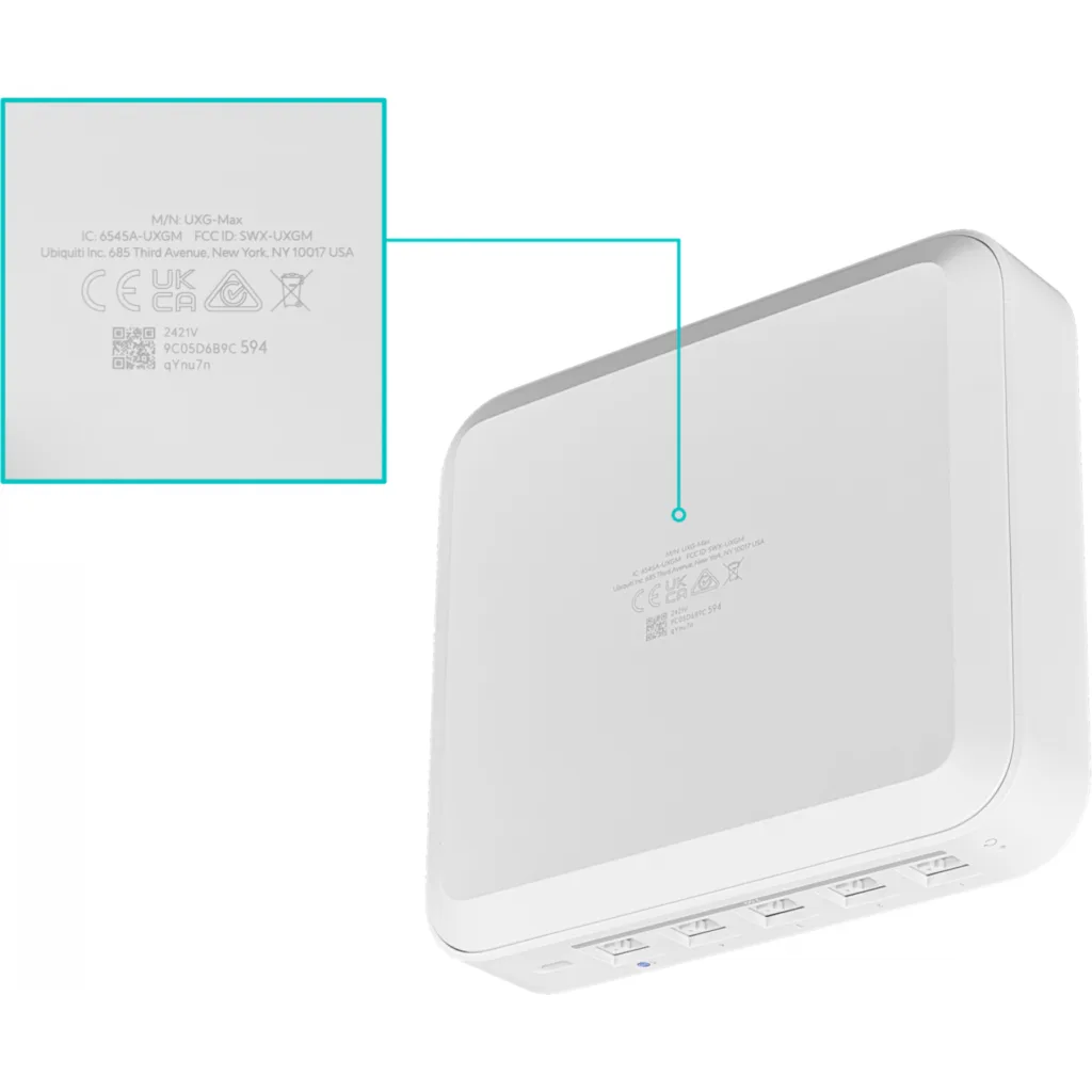 Imagen 5 de Router UBQ UXG-MAX Gateway multi-WAN 1xWAN 4xLAN