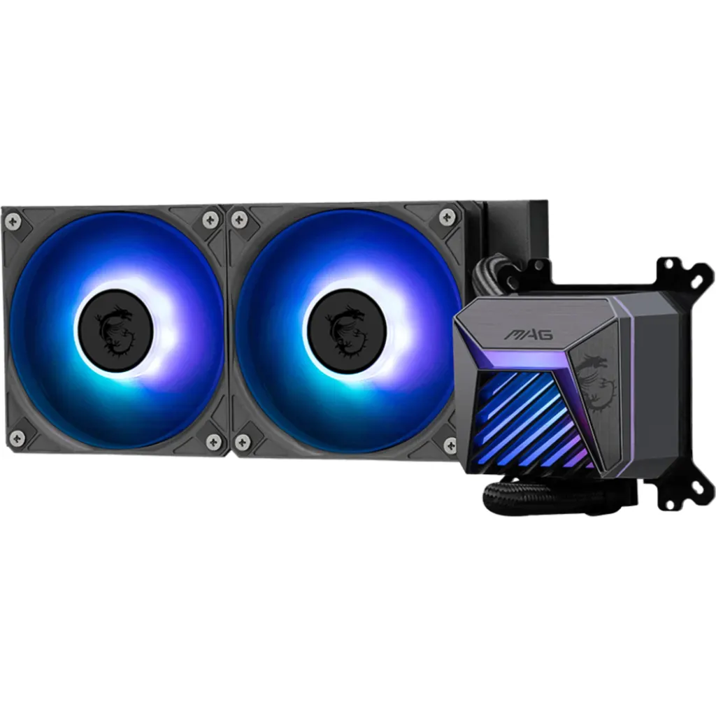 Imagen 2 de Refrigeración Líquida MSI MAG CORELIQUID A15 240 LGA1851 AM5 2*120mm 3400RPM