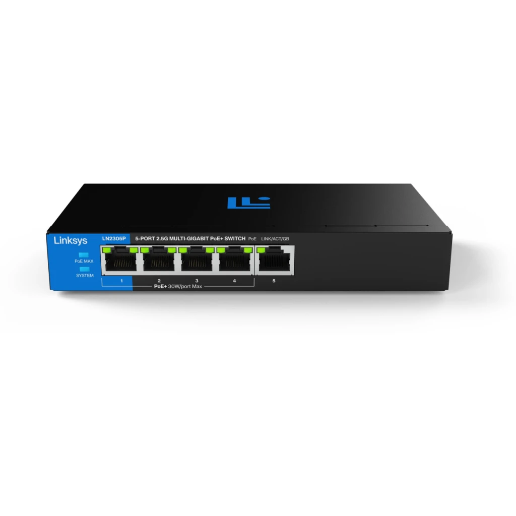 Imagen 2 de Switch 5 puertos multigigabit 2.5G PoE+ no admin