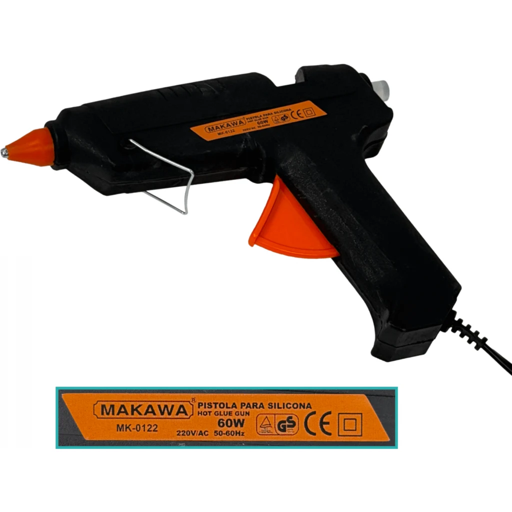 Imagen 2 de MAKAWA 60W Pistola Silicona Barra 11mm Caliente MK-0122