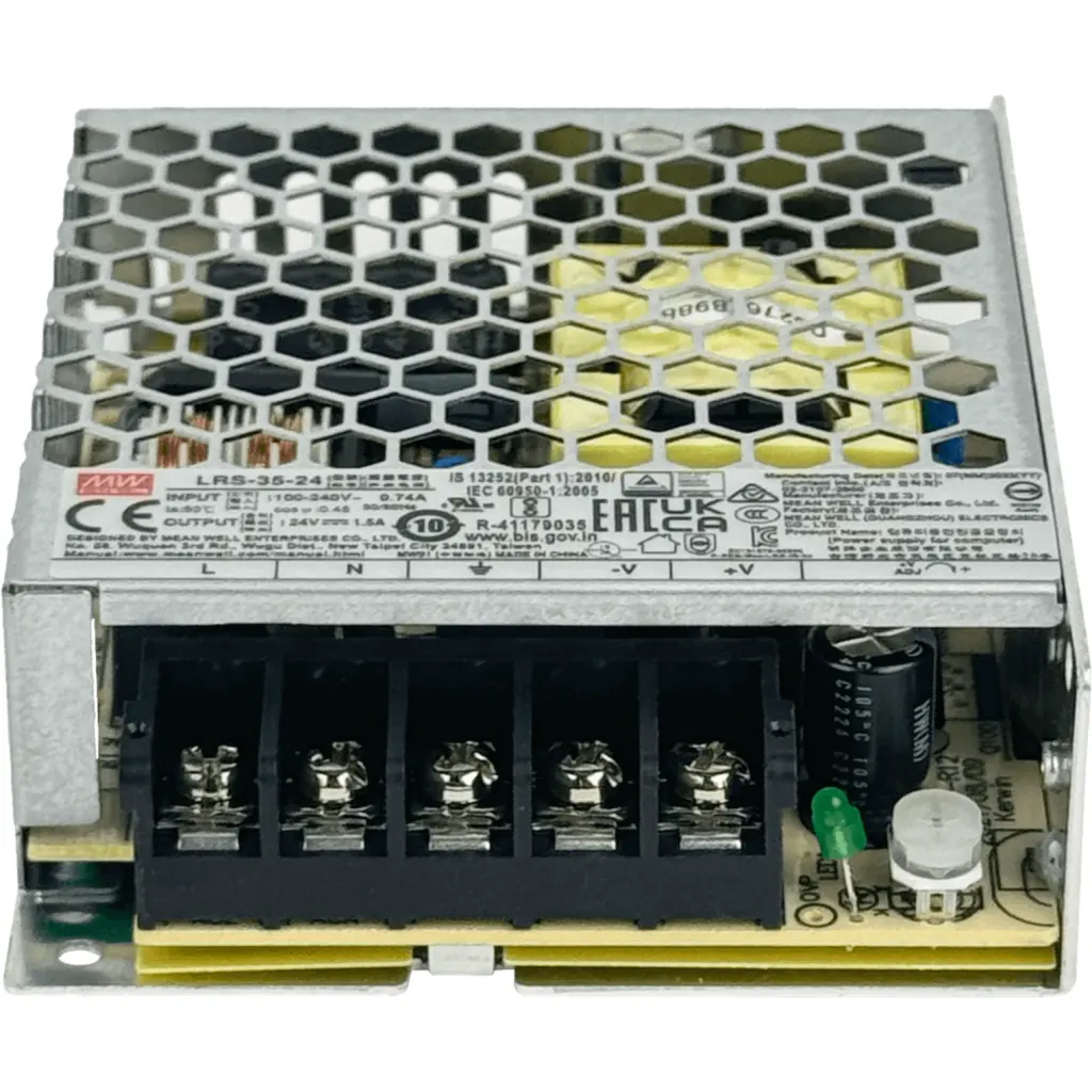 Imagen 3 de MEANWELL 36W 24V 1,5A ajust/21,6-28,8V Open-Frame Fte-Poder 100-240VAC