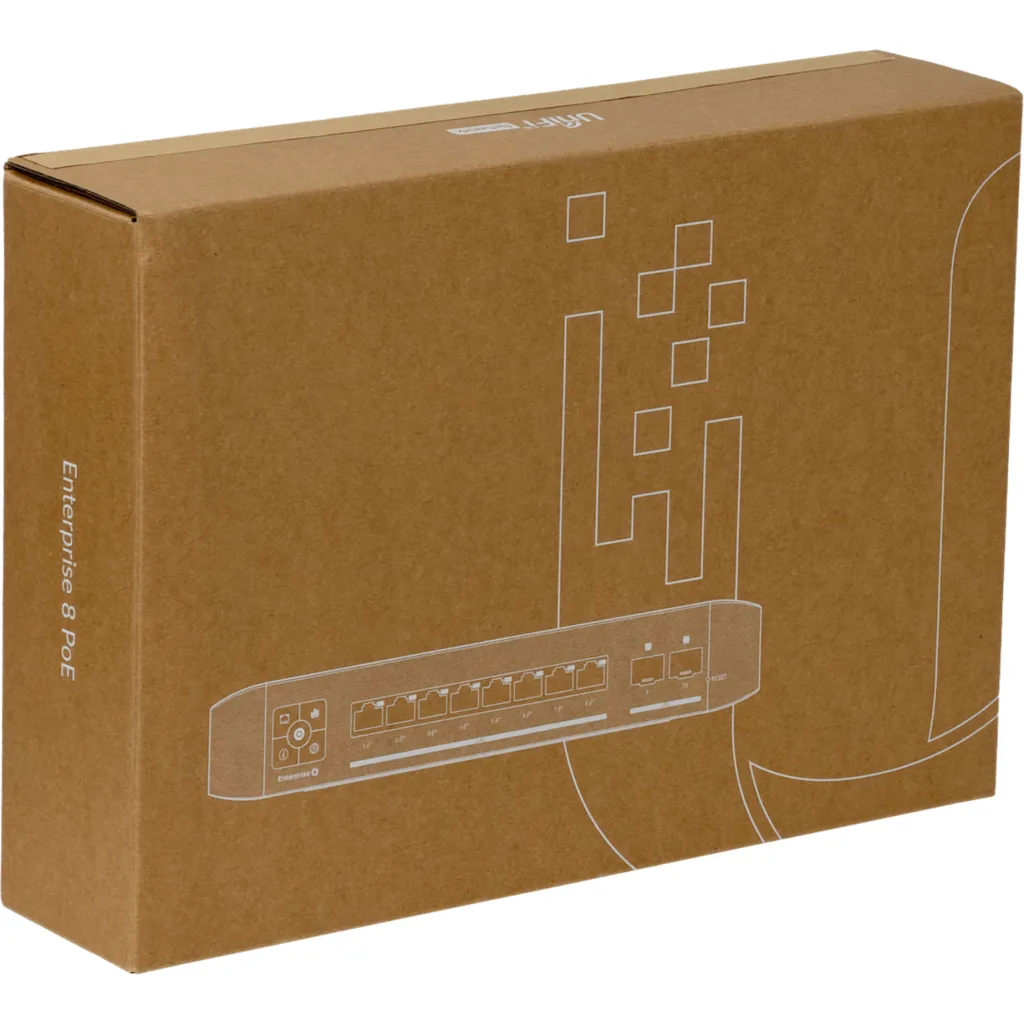 Switch Ubiquiti USW-Enterprise-8-PoE, 8 Puertos PoE managed switch Layer 3