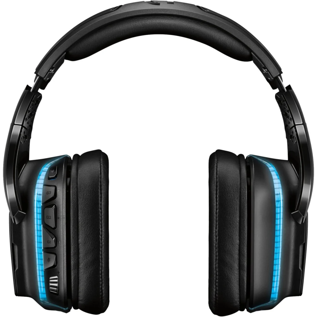 Imagen 4 de Audífonos Gamer Inalámbricos Logitech G935 RGB LightSync 7.1 DTS c/Mic Negro