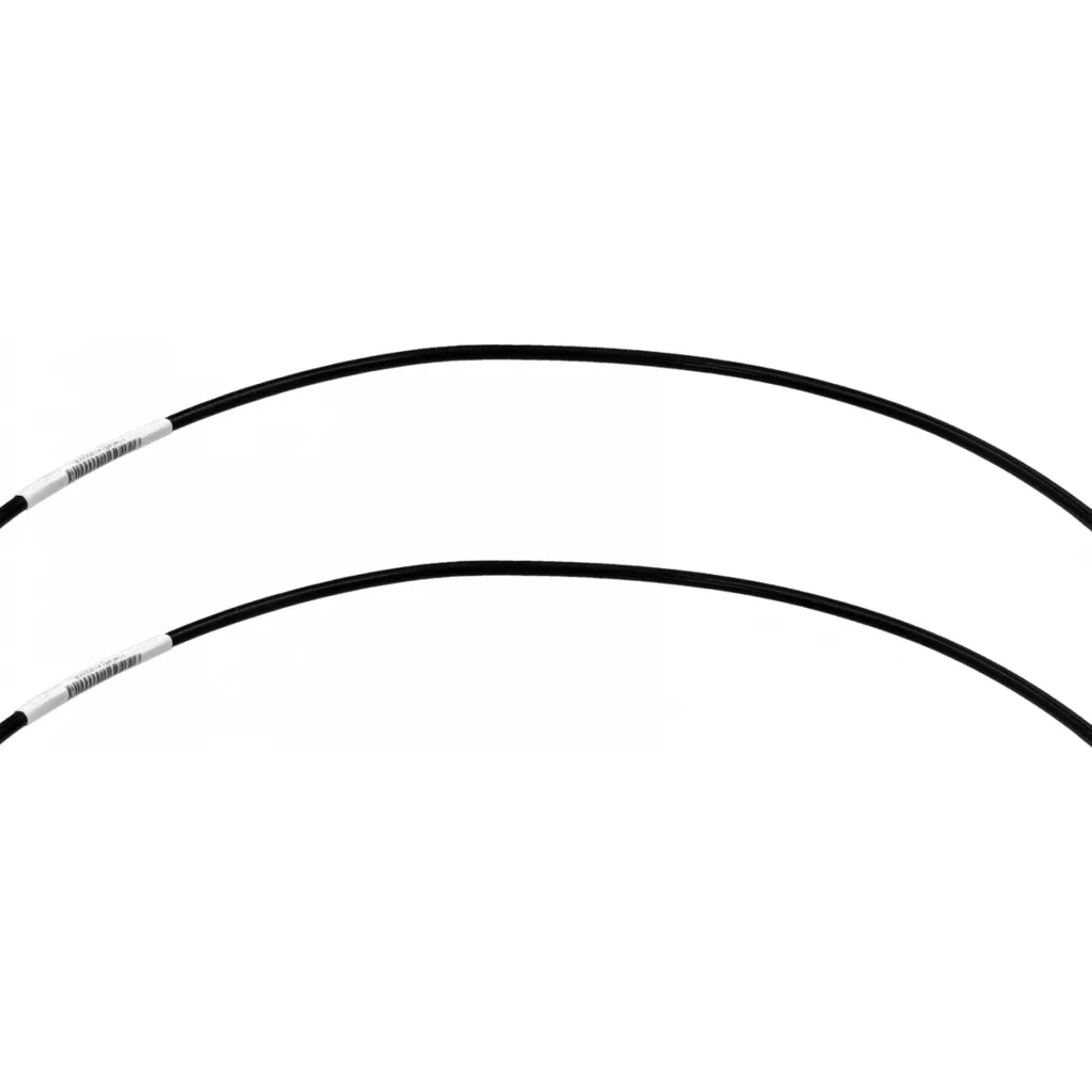 Imagen 1 de 50cm RPSMA-Macho RPSMA-M SM141 2-Cables Coaxiales Negros Rigidos 0,5mt