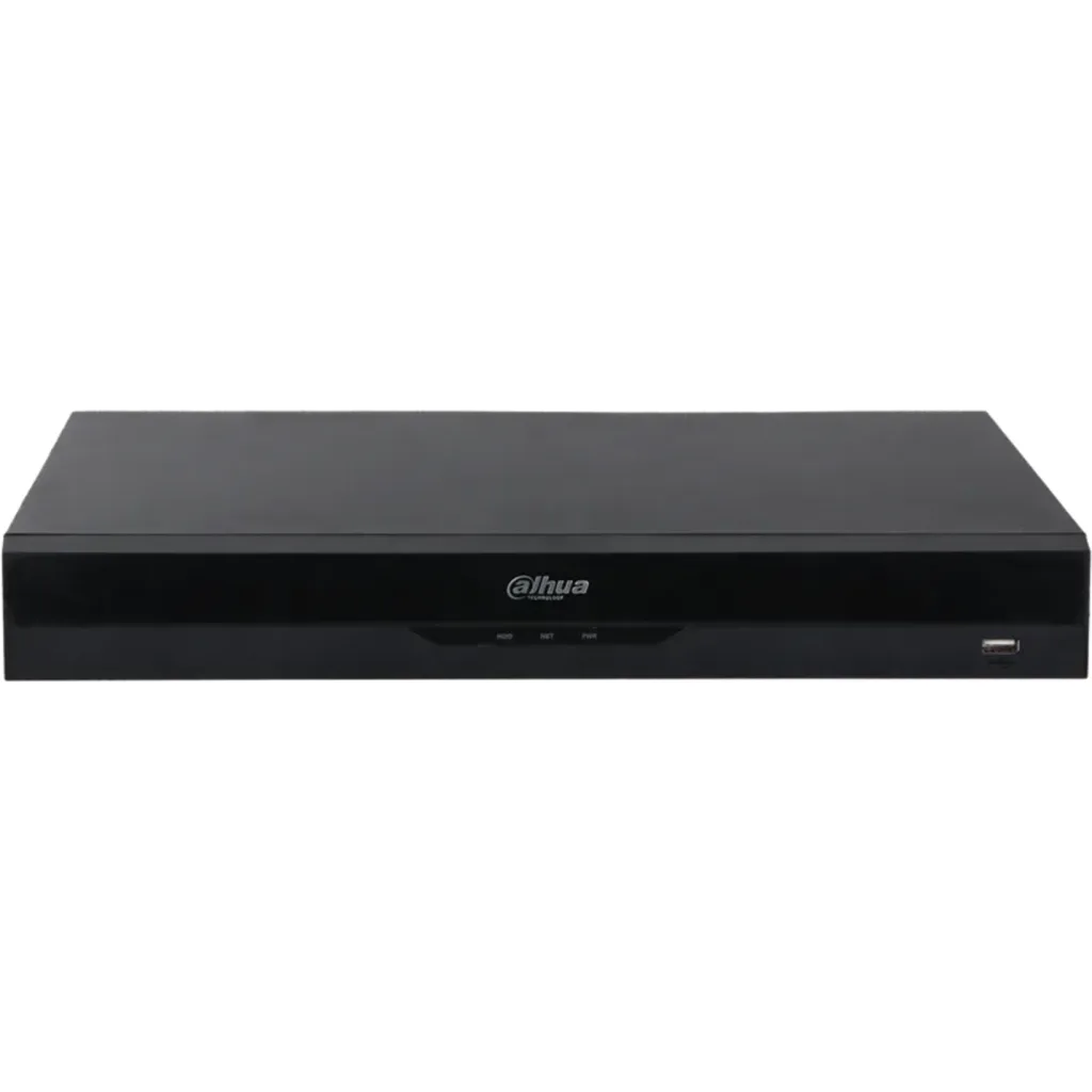 Imagen 1 de DHI-NVR4208-8P-E. NVR Dahua de 8 canales Serie 4xxx-EI 8 Puertos Poe soporta hasta 2 Discos Duros de hasta 16TB.