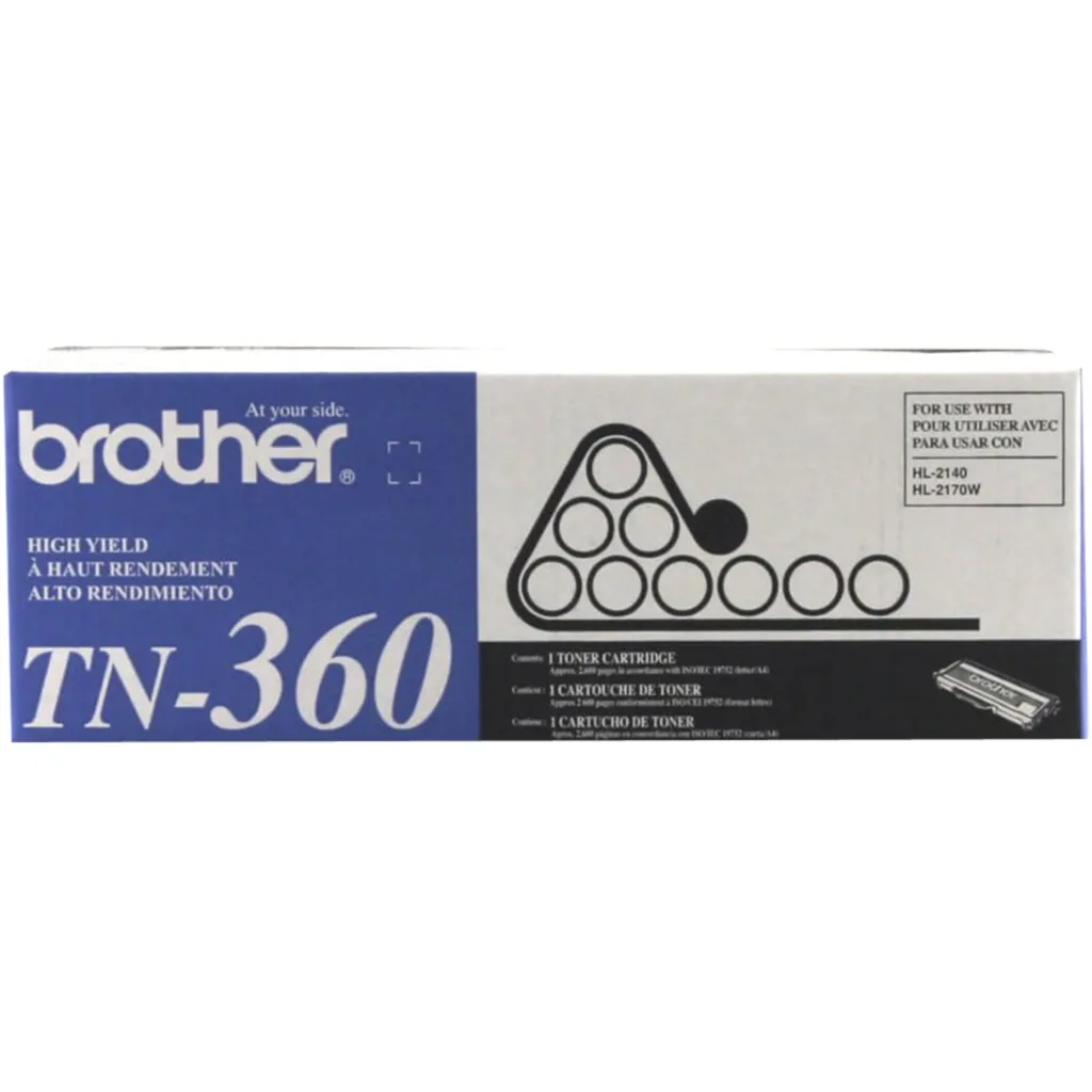 Imagen 2 de Tóner Brother TN-360 Alto Rend 2600 pág Negro p/HL-2140/2170W-MFC-7440N-DCP-7040