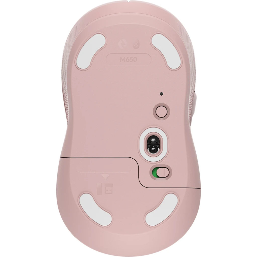 Imagen 4 de Mouse Inalámbrico Logitech Signature M650 Óptico 4000DPI 5 Botons Bluetooth Rosa