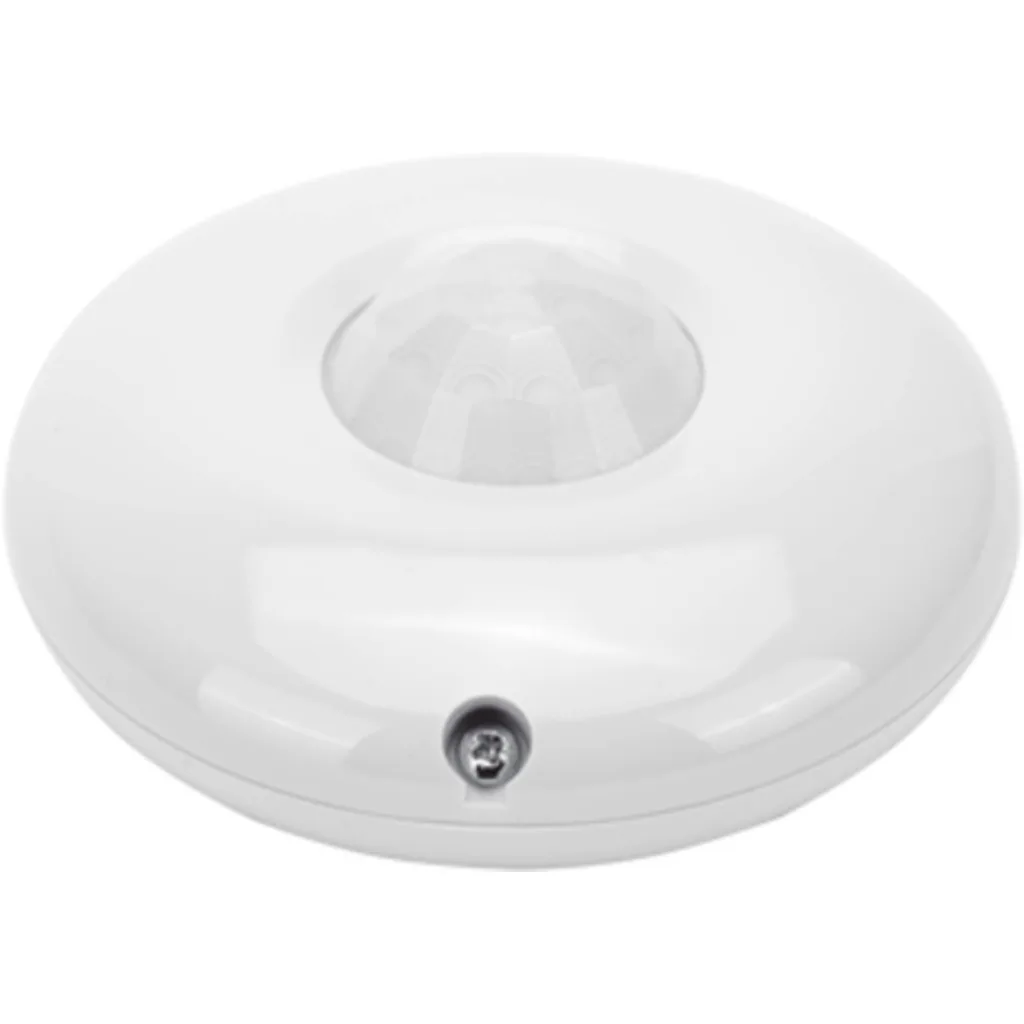 Imagen 1 de Sensor PIR cobertura 360deg Hikvision 12mt Int compatible con Axpro Hibrido