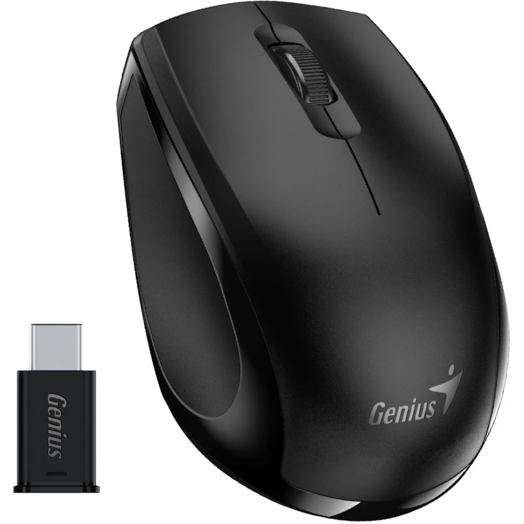 GENIUS MOUSE INALAMBRICO 2,4GHZ TYPE-C BLACK-NX-8006S-BK