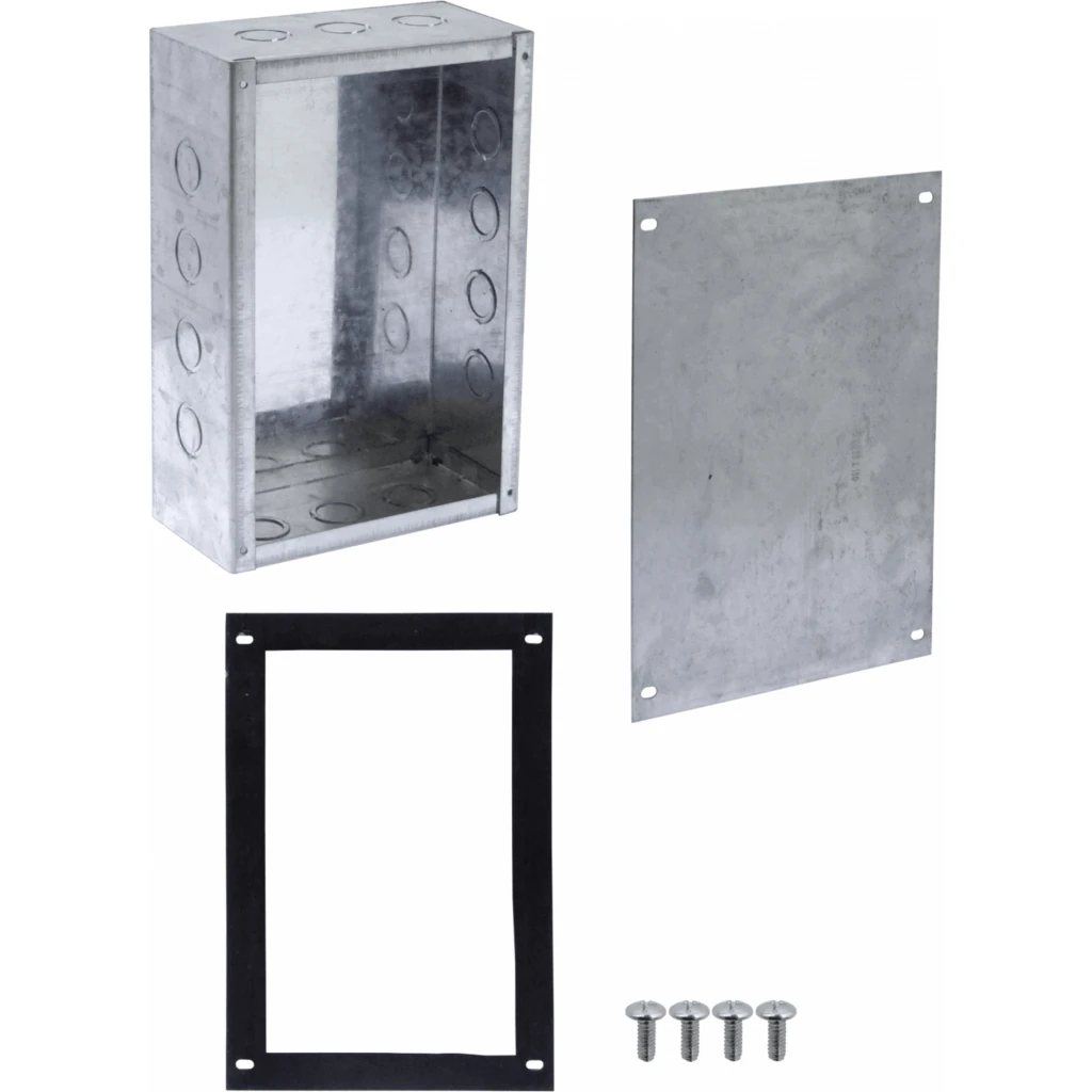 B23 Caja 300x200x100mm c/Tapa-305x205mm Zincada Metalica