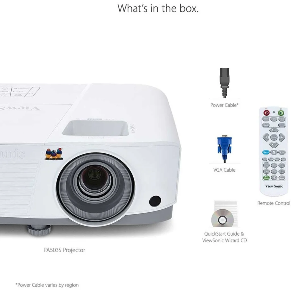 Imagen 8 de Proyector ViewSonic PA503S DLP SVGA 4000 Lumenes, SVGA 1xHDMI RGB VGA mUSB