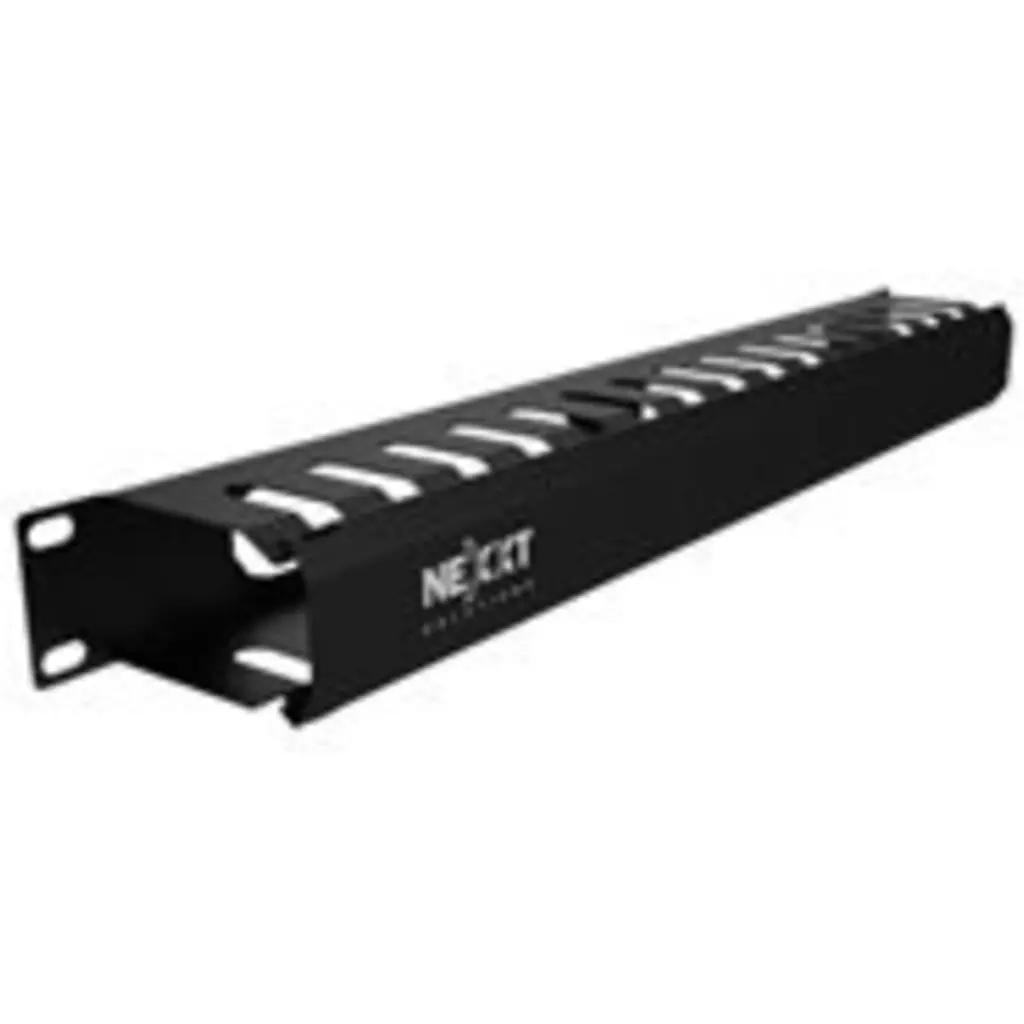 Imagen 7 de Organizador de Cables Nexxt NPM-DH1UB Horizontal 1U 19" Color Negro