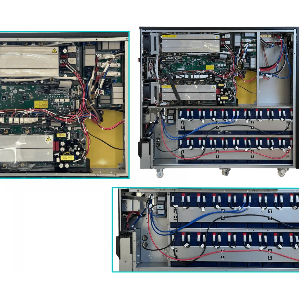 Imagen 6 de ENERSAFE Trifasica 40KVA 36kW 0ms 60x9AH Expand-192VDC UPS Torre