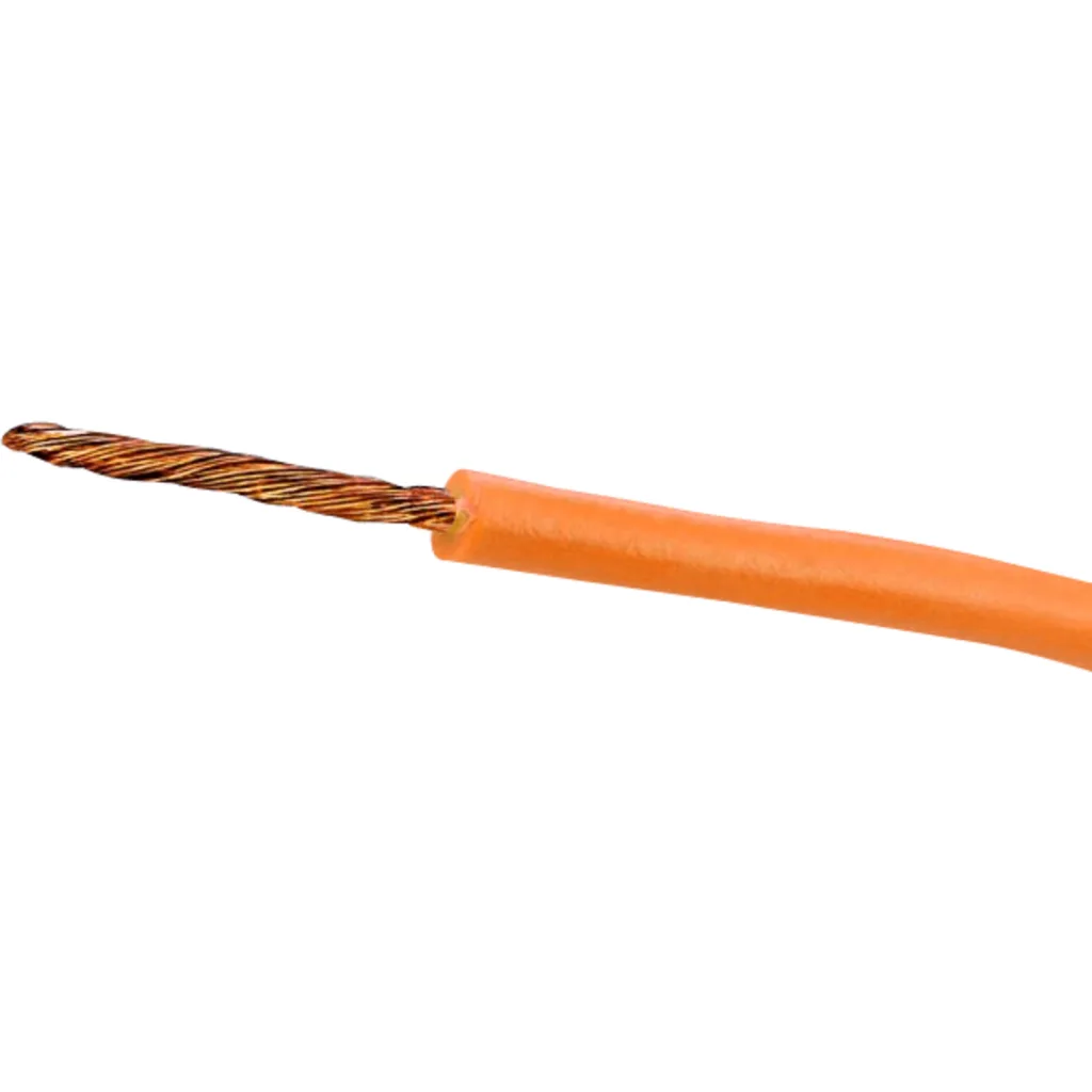 Imagen 1 de Naranjo 1x26awg Cobre 0,13mm2 100mt Cable Conductor Aislado 7x0,15mm