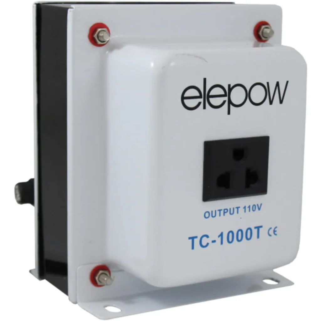 AUTOTRANSFORMADOR 1000 WATTS CON TIERRA TC-1000T