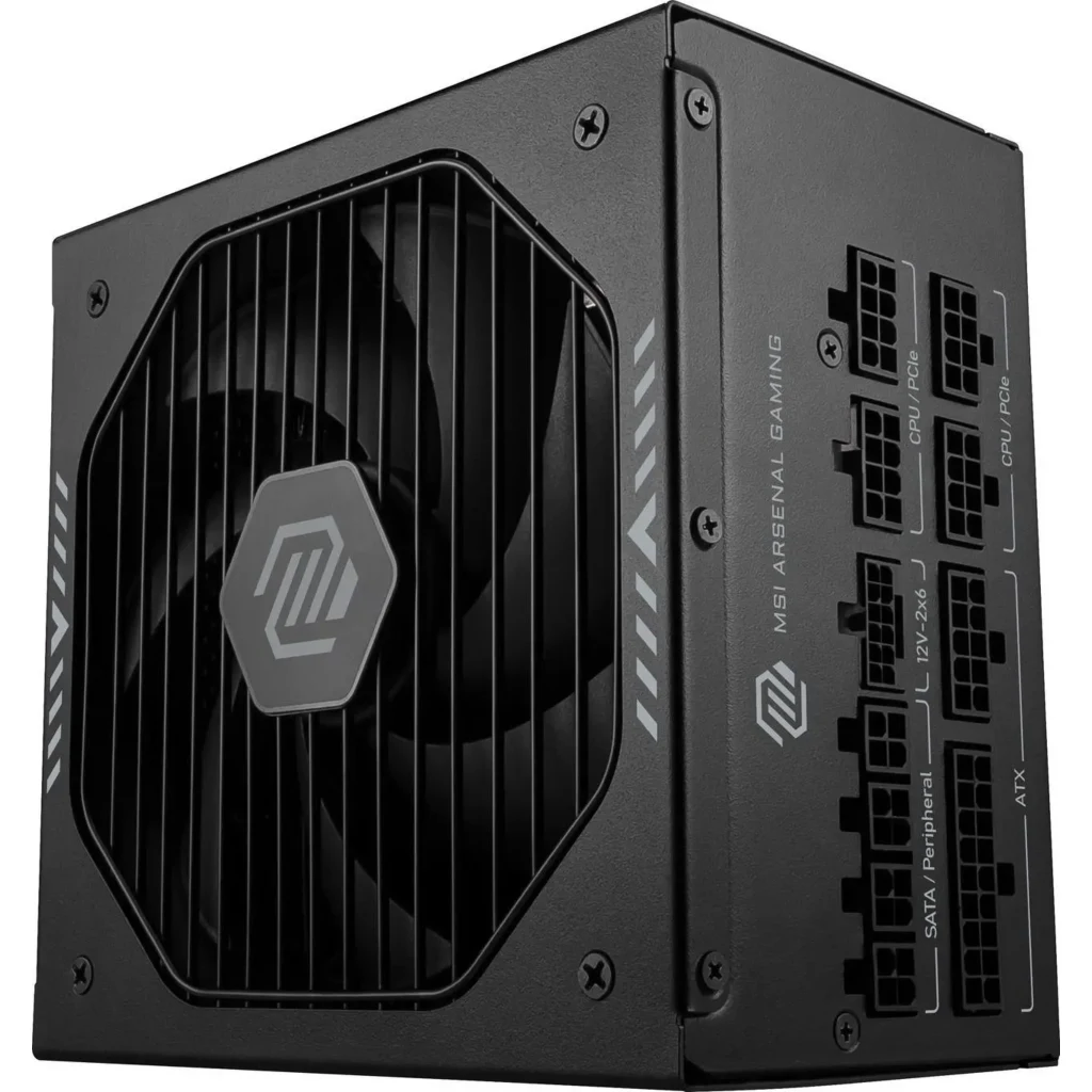 Imagen 3 de Fuente de Poder MSI MAG A1000GLS PCIE5 1000W Full Modular 80 Plus Gold ATX 