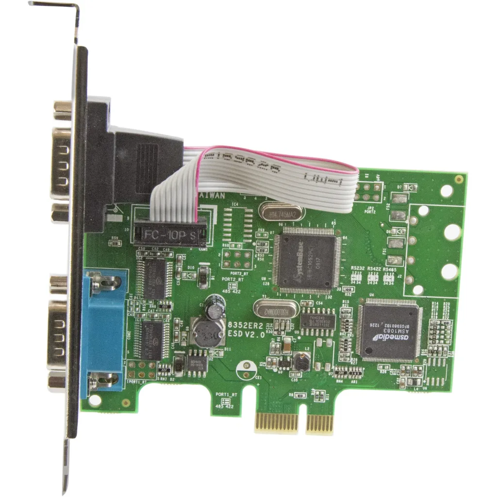 Imagen 1 de Tarjeta Serial PCI Express de 2 Puertos DB9 RS232 con UART 16C1050 