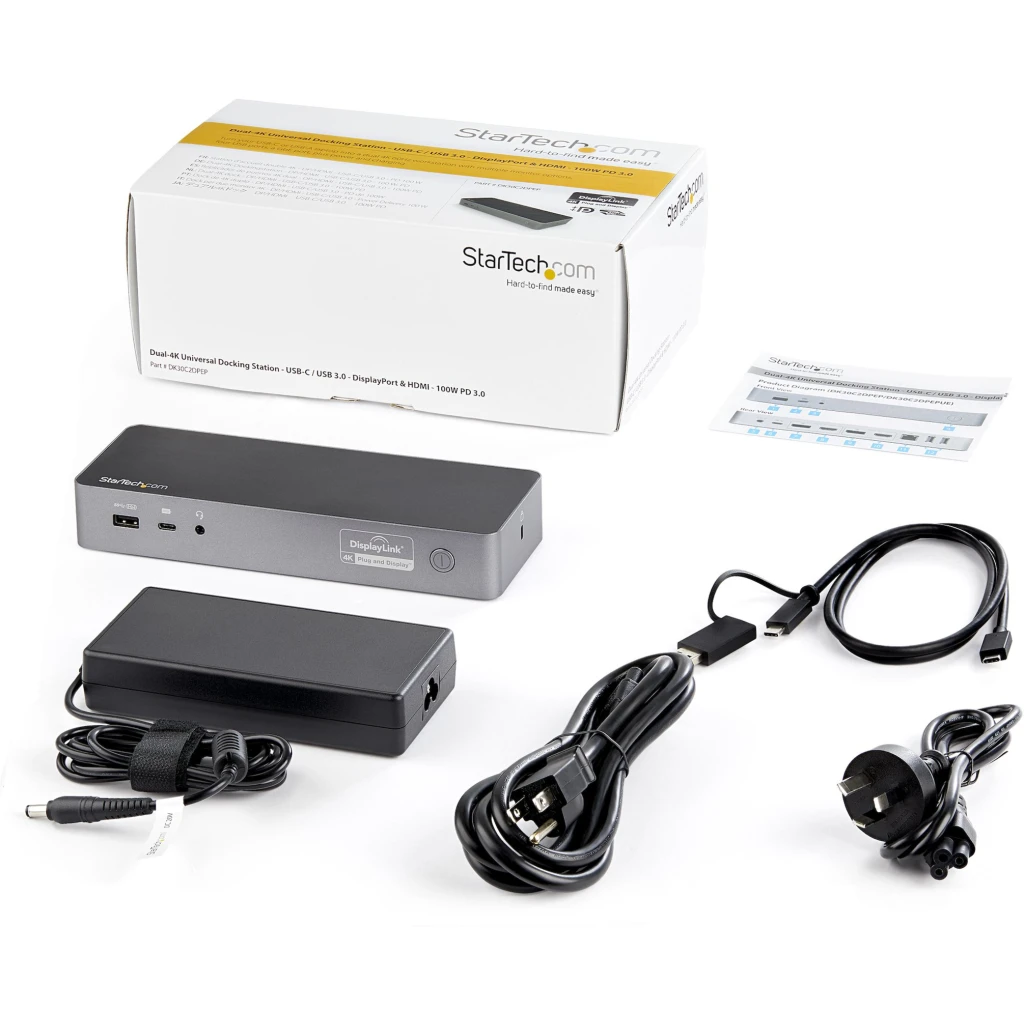 Imagen 10 de Docking Station StarTech Universal USBC/USB-A a 2*DP 2*HDMI USB-C 2*USB-A LAN Jc