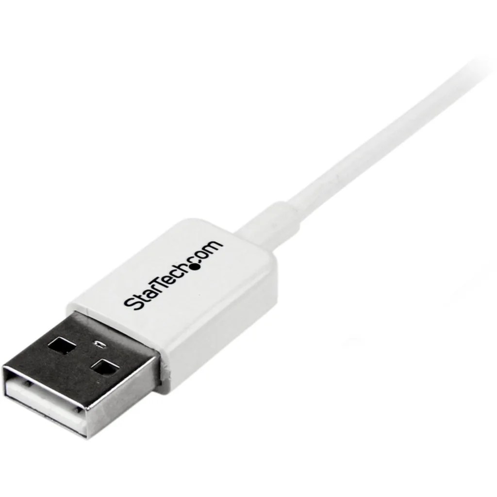 Imagen 2 de Cable USB-A a microUSB-B v2.0 M/M p/Smartphone 0.5mt Color Blanco - Startech