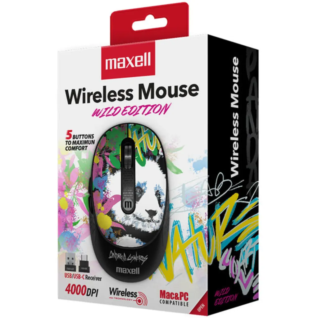 Imagen 2 de Mouse inalambrico edicion limitada Maxell MOWL-320 PANDA