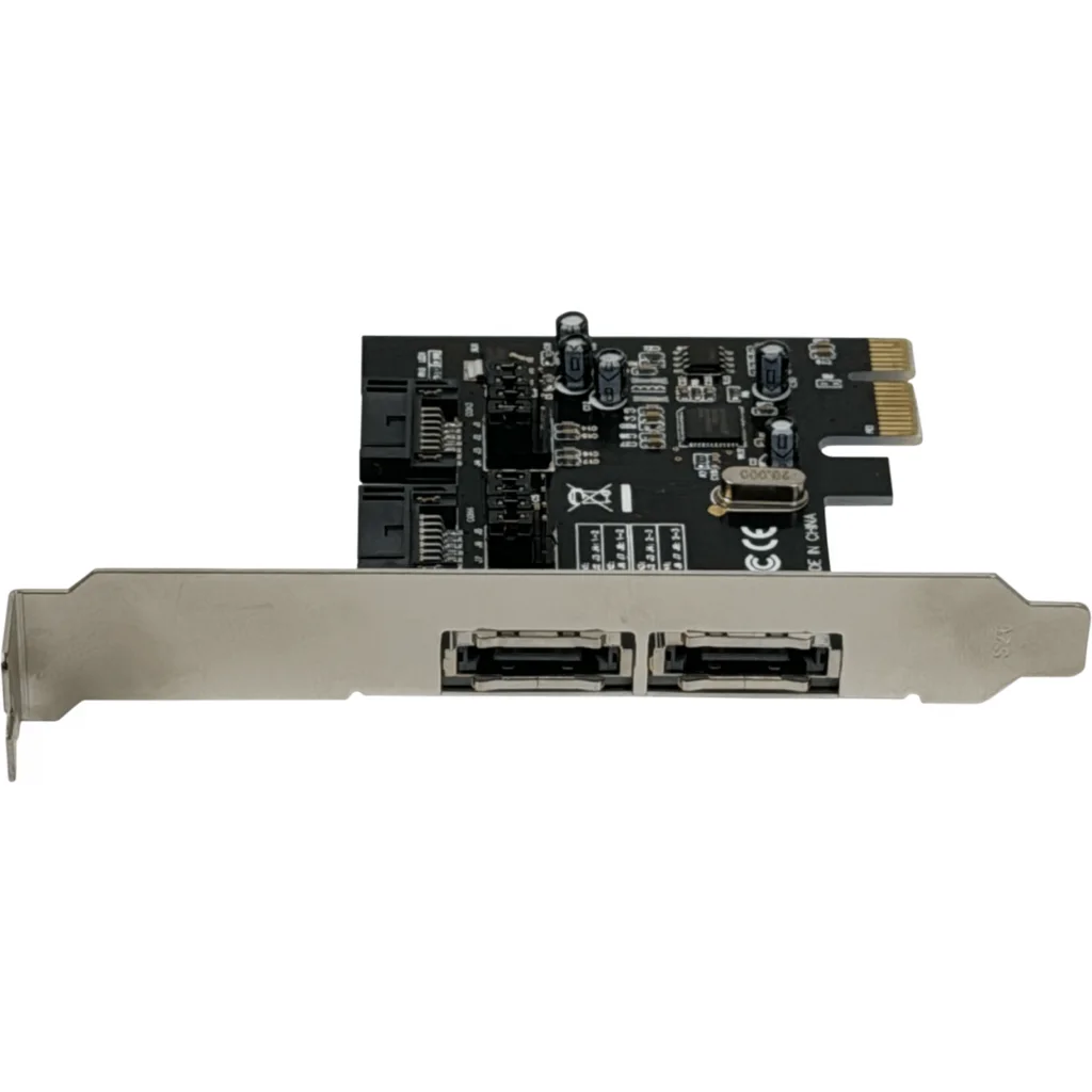 Imagen 1 de Tarjeta PCIe-x1 2-SATA3.0 2-eSATA3.0 PCIExpress ASM1061 asmedia