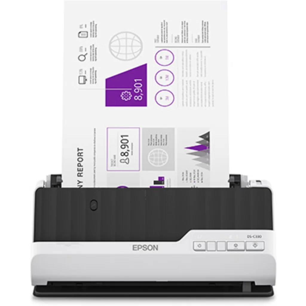 Escáner de Escritorio Epson DS-C330, 600ppp 30ppm Dúplex USB 2.0