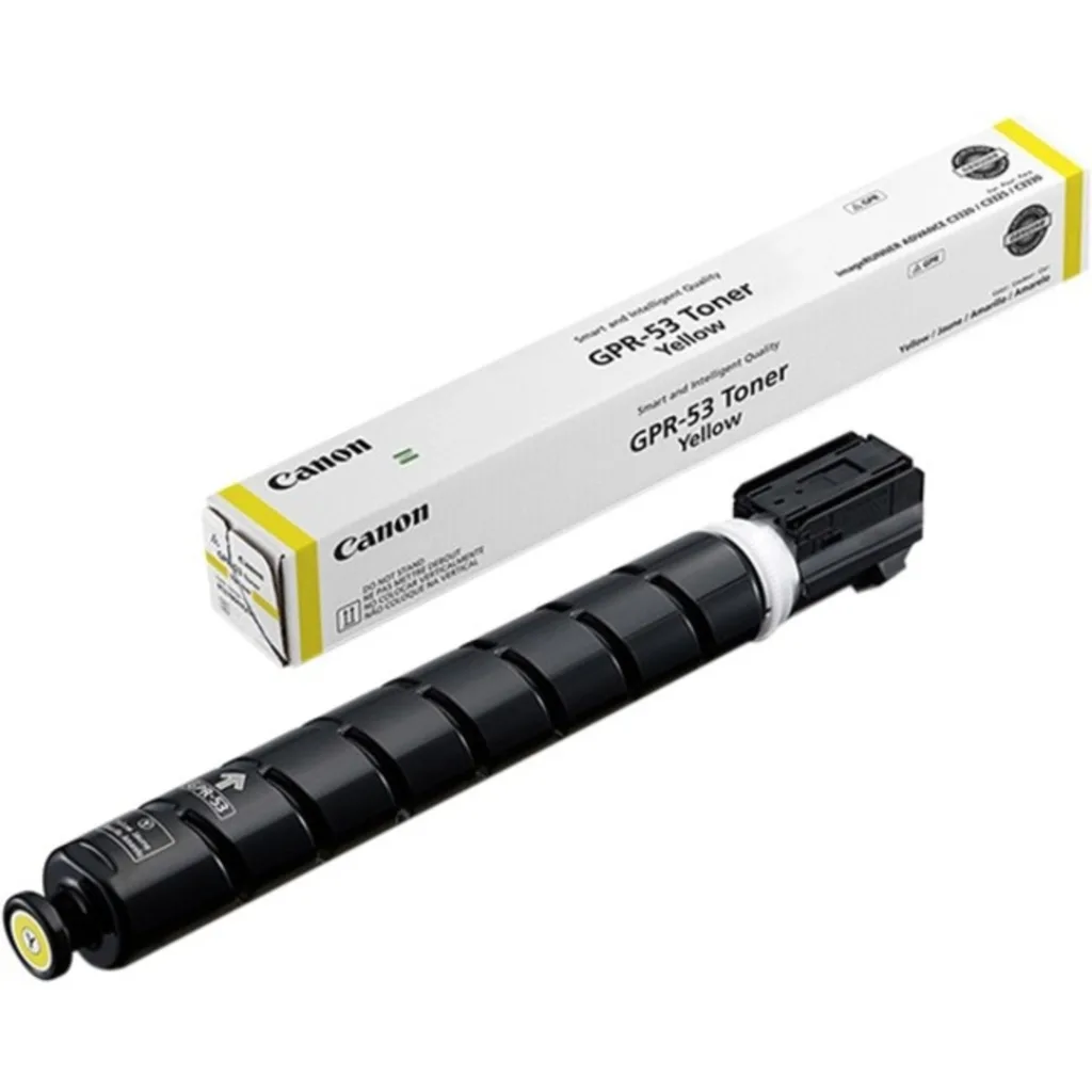 Toner Canon GPR-53 Amarillo para imageRUNNER C3525i C3530i C3325i, 19000 Páginas