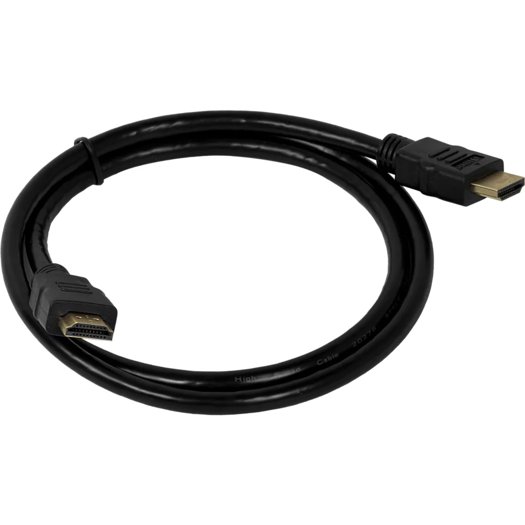 Imagen 2 de Cable HDMI Macho a HDMI Macho 1 mt v1.4 30AWG Sin Bisagra Color Negro