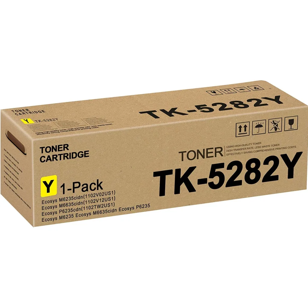 Toner Kyocera TK 5282Y Amarillo para M6235cidn M6630cidn M6635cidn 11000Páginas