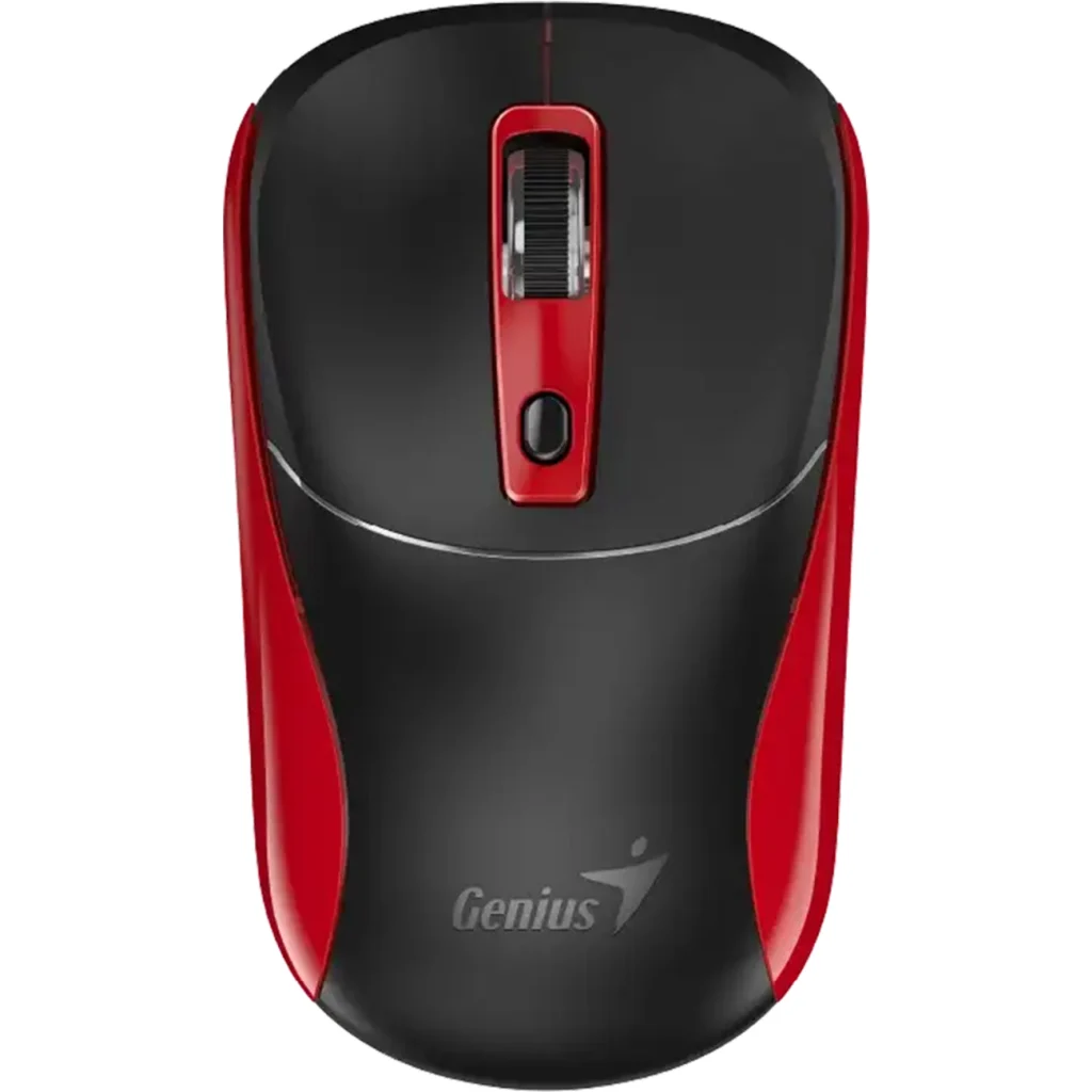 GENIUS MOUSE INALAMBRICO 2,4GHZ COPILOT RED-NX-7123-RD