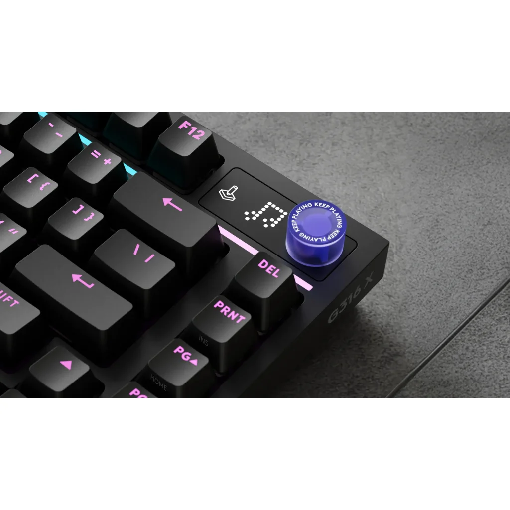 Imagen 3 de Logitech - Keyboard - Black - Gamer G316 X 75 black