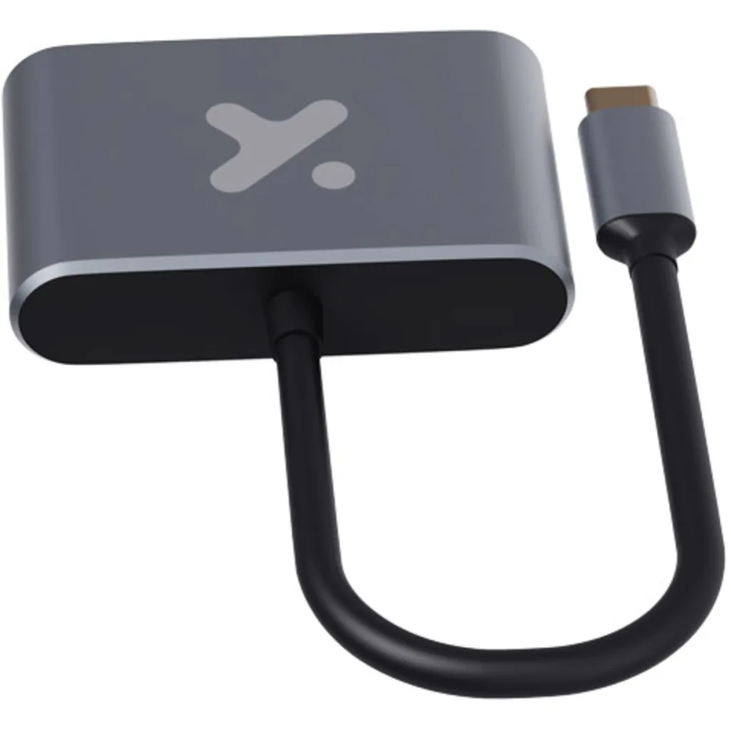 Imagen 5 de Adaptador Multipuertos 2en1 XTech XTC-542, USB-C a HDMI VGA