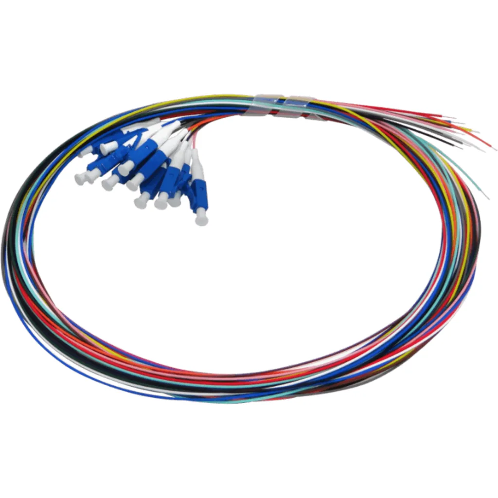 Imagen 2 de LC SM 1,5mt 12-Unidades Pigtail MonoModo SingleMode 12-Colores-dist.