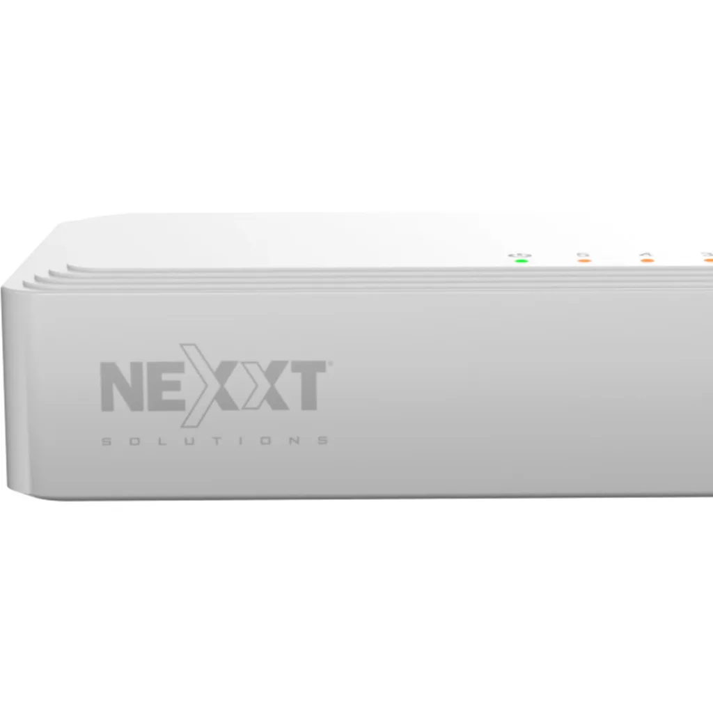 Imagen 1 de Switch Nexxt NSW-N501G, 5 Puertos Gigabit Ethernet 1Gbps 110/220V