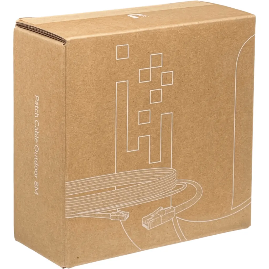 Imagen 1 de UBIQUITI 8mt Blanco F/UTP Cat5e Cable UACC-Cable-Patch-Outdoor-8M-W