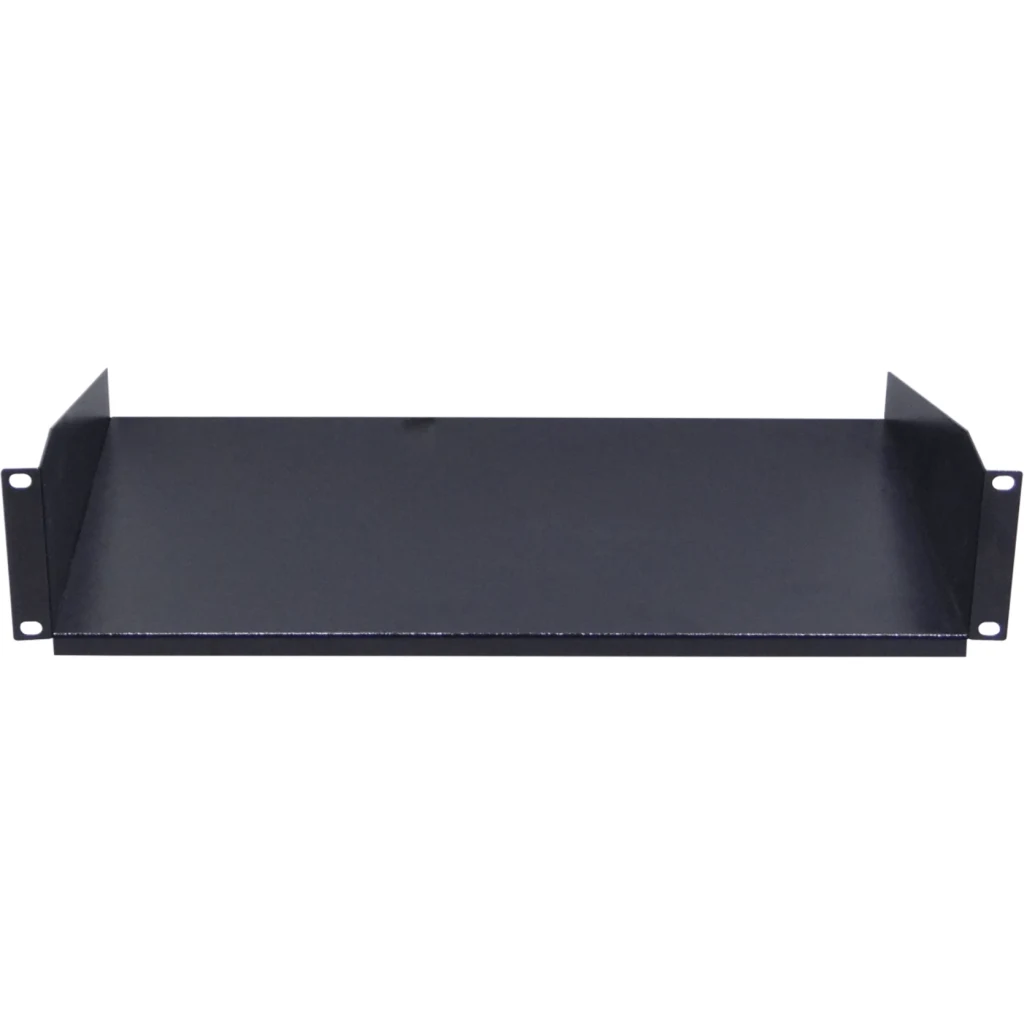 Imagen 2 de LINKMADE 2U Extra-Resistente Lisa 30cm req/M6-4KIT Negra Bandeja Rack