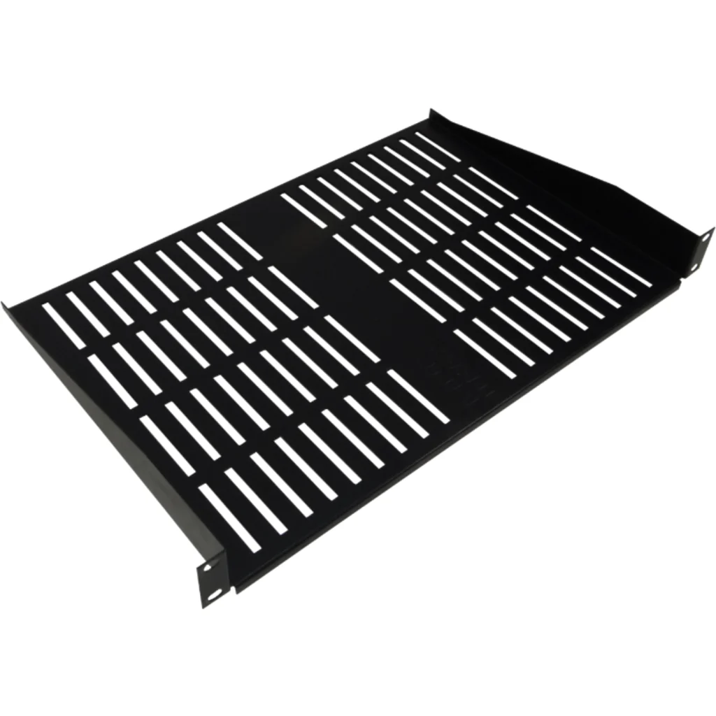 Imagen 3 de Bandeja Rack Linkmade RB1-3VL Ventilada 1U 30cm Fondo p/Rack Negra Req-Tornillos