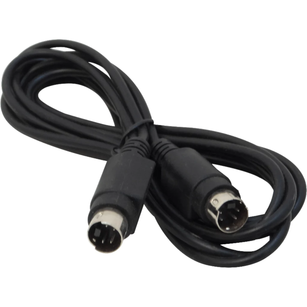 Cable 1mt S-VIDEO 100cm Negro 4-pin mini-DIN