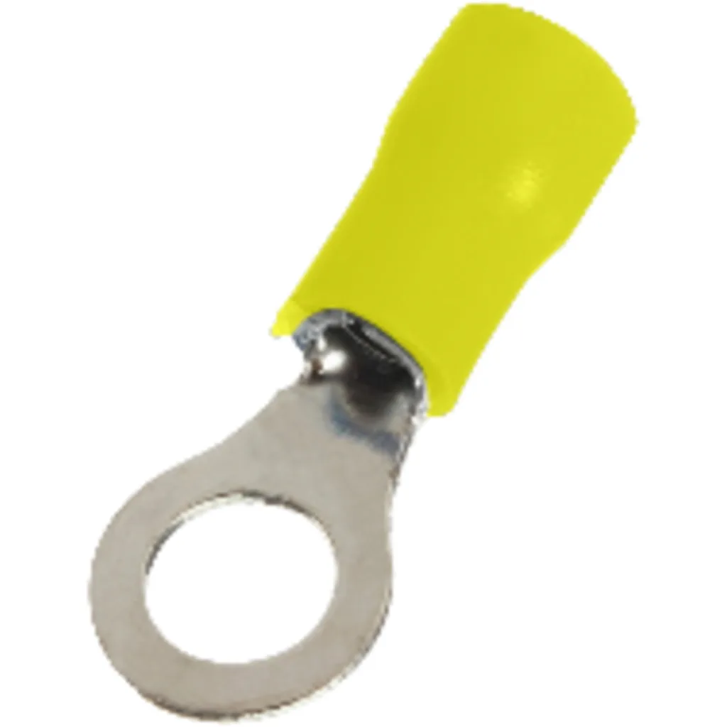 RV5.5-5 Ojo-5,3mm 4-6mm2-Cable 50-unids. Conector Amarillo Aislado PVC