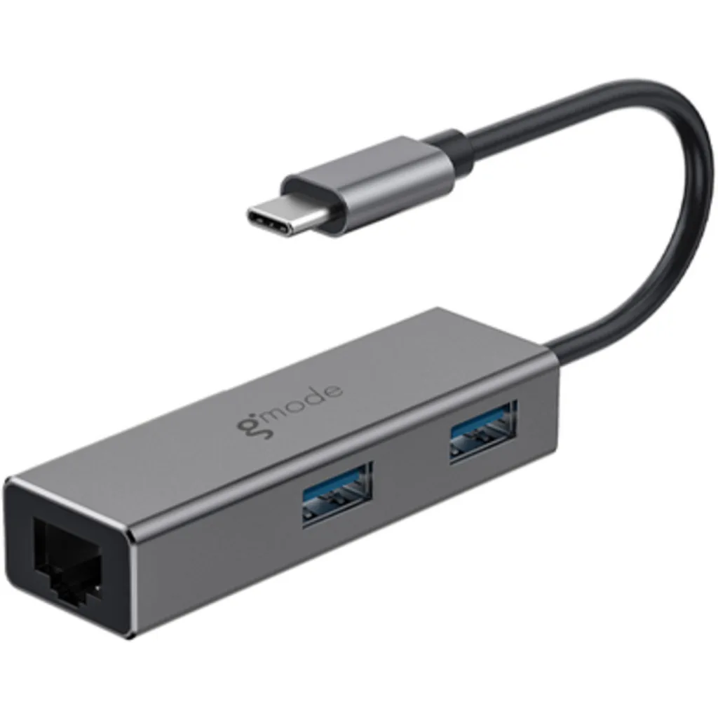Hub USB-C 3 en 1 Gmode negro